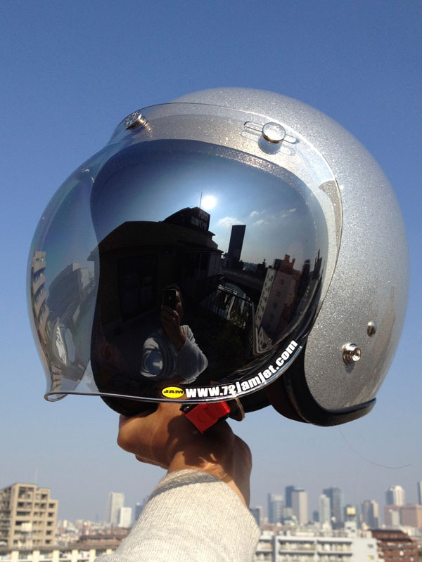 ジェットヘルには定番のバブルシールド - ライダーブログ